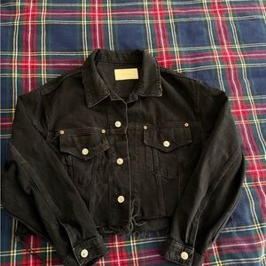 Zara Black Denim Jacket